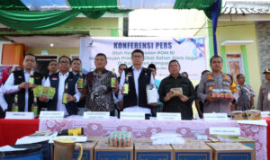 BPOM melakukan penyitaan terhadap berbagai produk kosmetik ilegal yang beredar melalui media sosial (medsos) selama 10-18 Februari 2025. (ist)
