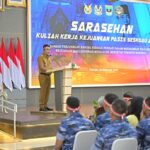 Wagub Vasco sambut rombongan siswa Sesko AU di Auditorium Istana Gubernur, Senin, 24 Februari 2025. (dok. Biro Adpim Sumbar)